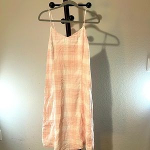 Old Navy Red White Plaid Sleeveless Spaghetti Straps Dress Sz S/P Women's VGUC